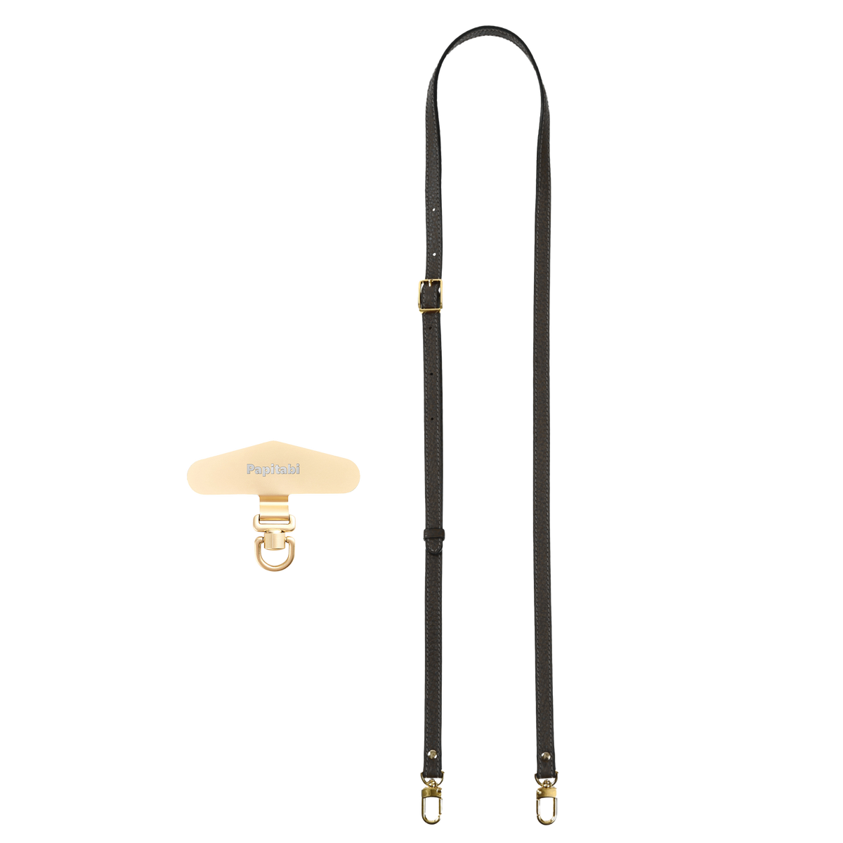 Leather shoulder strap + Holder